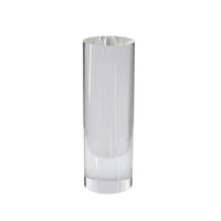 8 Pieces High Clarity Acrylic Cylinder Riser Multi-Purpose Transparent Acrylic Pedestal Polished Surface Clear Cylinder Pedestal Lightweight