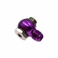 Anodized Finish 360 Degree Rotating Hose Connector Versatile Use Swivel Banjo Bolt Fitting Automotive Part for Car Enthusiasts, Fuel Systems