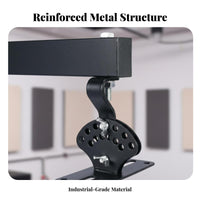 360° Rotation Wall Mount Speaker Bracket All-Metal Construction Wall Speaker Mount Easy Installation for DJs, Home Theater Enthusiasts, Stage, Karaoke Bar, Club