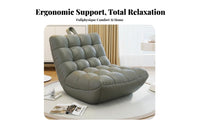 Lazy Sofa Structured Bean Bag Lounger snug Lounge Chair High spine Support Home Seating Fullphysique Relaxation for Comfort Seekers, Adults, Students, Living Room, Bedroom, Balcony, book corner