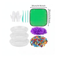 DIY Stepping Stone Kit with Mold Fun Stepping Stone Mold Reusable for Gardeners