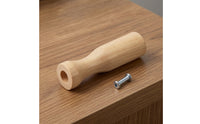 8 Pieces Easy-to-Install Foosball Table Handle with Screws Contoured Foosball Handle with Screws Tapered Sports Equipment Comfortable for Game Room
