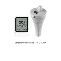 Wireless Pool Thermometer Waterproof Digital Pool Thermometer Floating Water Sensor Easy-to-Read Fast Updates
