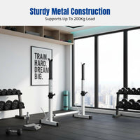 Home Gym Leg Press Rack, Multi-Functional Bench Press Stand, Adjustable Barbell Rack for Indoor Fitness
