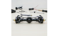 RC Crawler Axle with Brass Knuckles 1/24 Scale SCX24 Axle Assembly Part Hardened Steel Heavy-Duty for Rock Crawling