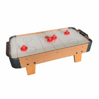 Stress Relief Tabletop Air Hockey Set Easy to Keep Mini Air Hockey Table Child Friendly Even Playing Surface for Party