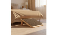 Foldable Pet Ramp Non-Slip Wooden Pet Ramp Portable for Couch, Small Pets
