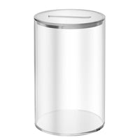 Acrylic Piggy Bank Minimalist Transparent Currency Jar Lightweight for Shelf