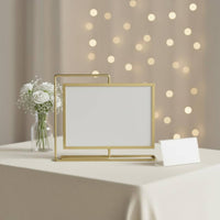Rotating Photo Frame 360° Rotation Double Sided Picture Frame Minimalist Design Rotating Photo Display for Office Desk, Living Room, Bookshelf