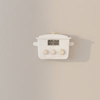 Cooking Timer Cooking Pot Shaped Timer Magnetic Cooking Timer Countdown Clock Attachable Backing with Easy Operation Suitable for Kitchen Study Home Management