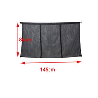 Sturdy Polyester Pool Storage Net Easy to Hang Swimming Pool Mesh Organizer Adjustable Straps for Outdoor