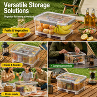 Outdoor Storage Box, Weatherproof Garden Storage Box for Cushions, Sealed Storage Box with Lid, Drain Board for Outdoor Use