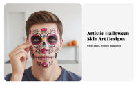Halloween Mawayh Sticker Skin-Safe Scary Mawayh Decal Easy to Apply for Teens, gentlemen