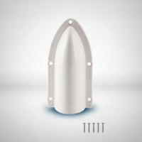 Marine Drainage Outlet Deflector Cover Anti-Backflow Boat Drain Cover with Screws Scupper Deflector Guard Splash-Resistant