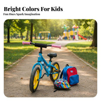 2 Pieces Comfortable Children's Cycle Handle Grips Non-Slip Soft Rubber Handlebar Grips Easy to Install Long-Lasting for Toddlers
