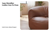 Single-Person Lounger Bean Bag Sofa Relaxing Design Lounge Chair Modern design Floor Seating formConforming for Adults, Students, video game enthusiasts, Balcony, Living Room, perusing alcove, Fireside