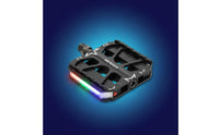 Flashing Mode LED Bike Pedals Anti-Slip Pins LED Bike Pedal 360 Degree Visibility Light up Pedals Waterproof for Night Riding, Commuting