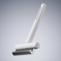 Cat Brush and Dog Brush for Professional Dog Grooming, Stainless Steel Detangling Comb with T-Shaped Handle, Pet Hair Removal Undercoat Rake