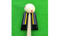 Billiards Cue Practice Tool Low-Profile Cue Guide with Side Rails Stable Billiard Rod for Beginners