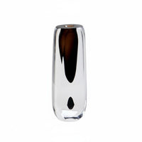 Tinted Glass Vase Minimalist Glass Vase Home Decor for Tabletop, Entryway