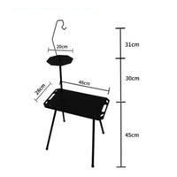 Lightweight Folding Table Foldable Portable Camping Table Quick Setup Long-Lasting