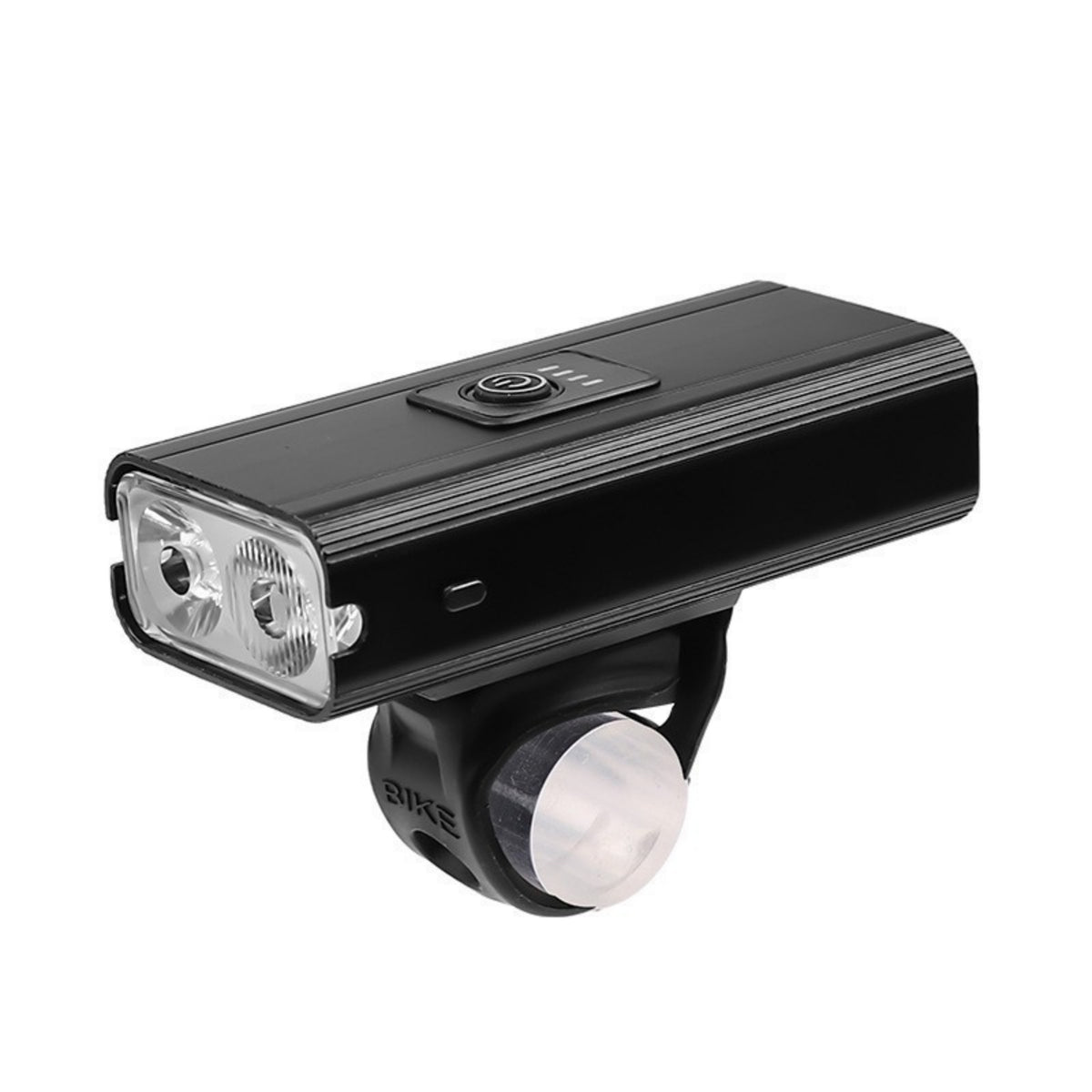 Bike Front Light Rechargeable Cycle Light with Bracket Cycle Headlight Holder Type-C Sturdy for Cyclists, Night Riding