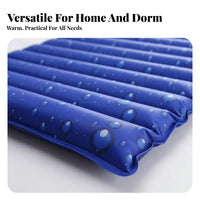 Waterproof Water-Filled Cooling Mattress Leak-Proof Water Cooling Mattress Pad No Electricity Required Bedding Accessory Energy Saving for Students, Hot Sleepers, Dorm Room, Bedroom, Office