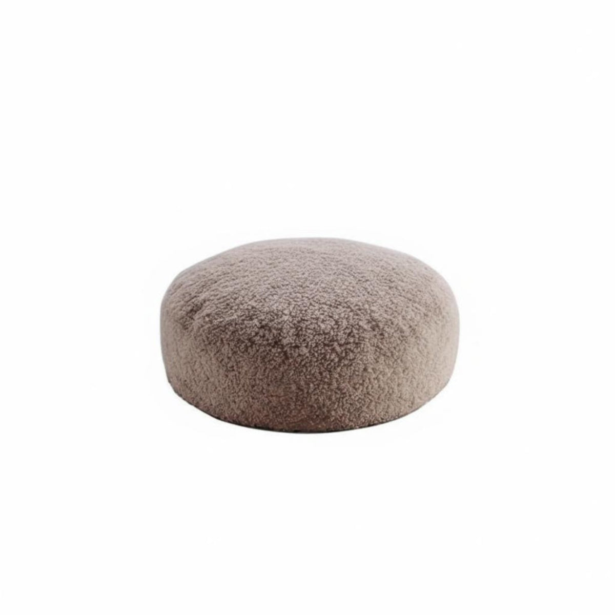 Round Stool pad Soft Fleece Texture Sherpa Round Stool adaptable Cute Design for Office Workers, Living Room, studying corner