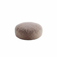 Round Stool pad Soft Fleece Texture Sherpa Round Stool adaptable Cute Design for Office Workers, Living Room, studying corner