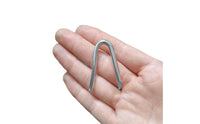 500 Pieces U-Shaped Fence Staples Galvanized Fencing Staple Double-Pointed