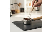 Comfortable Grip Espresso Stirrer with Leather Handle Food-Grade WDT Tool Long-Lasting Coffee Needle Stirrer Ergonomic for Baristas