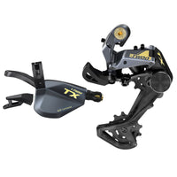 12-Transmission Control and Derailleur Dual-Action Release 12-Speed Mountain Bike Groupset Mountain Bike Groupset Carbon Fiber