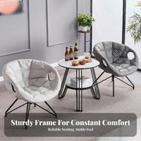 Swivel Function Rotating Upholstered Chair Minimalist Design Tufted Tub Chair Modern Design Lounge Seating Ergonomic Backrest for Home Workers, Homeowners, Parents, Balcony, Living Room, Reading Nook, Small Areas