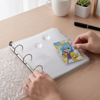 A5 Wavy Transparent Acrylic Photocard Album for Kpop Idol Collectibles