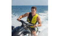 Buoyancy Vest Fitted Neoprene Vest Apparel Sleeveless Adjustable for Jet Skiing, Surfing