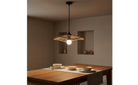 Rustic Charm Woven Paper Rope Lampshade Hollow-out Design Paper Rope Light Shade Easy Installation Imitation Rattan Lamp Cover Minimalist for Restaurant