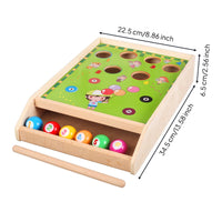 Mini Billiard Table Toy Parent-Child Interaction Mini Billiard Table Portable Desktop Game for Preschoolers
