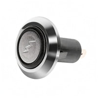 Grill Ignition Button Black Housing Spark Button Switch Textured Center Spark Marking Switch