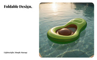 Inflatable Water Lounger with Canopy Foldable Design Buoyant Lounger with Heavy Duty Material Inflatable Water Hammock for Adults, Beach