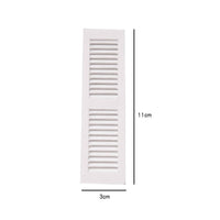 DIY Accessory Dollhouse Folding Partition Realistic Design Miniature Louvered Screen Handmade Room Divider for Hobbyists, Collectors, Miniature Scene