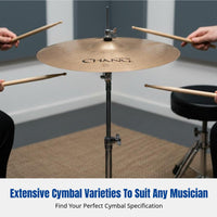 AB-Traditional Drum Cymbal Set, Water Cymbal, Shatter Cymbal, Effect Cymbal for Jazz Drum Kit