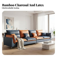 L-Shaped Sectional with Chaise Minimalist Design L-Shaped Chaise Sectional Modern design Sofa for Apartment Dwellers, Homeowners, Home