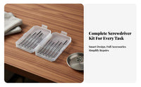 11 Pieces Precision Screwdriver Set Steel Bits Watch Repair Tool Set Portable Case Electronics Repair Screwdriver Kit for DIY Enthusiasts