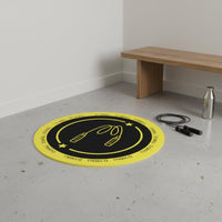 Noise Reduction Round Jump Rope Mat Lightweight Jump Rope Mat Convenient Storage Shock Absorbing Exercise Pad Three-Layer Composite for Home Use