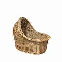 Wicker Woven Pet Bed Creative Design Woven Animal Basket Cozy & Comfortable Infant Basket Photography Prop for Nursery