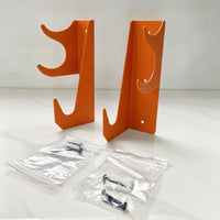 Jack Holder Brackets Space-Saving Jack Stand Wall Mount Organizer Heavy-Duty Wall Brackets with Screws for Hobbyists