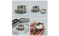 Watch Movement Holder Metal Watch Movement Holder with Screws Heavy-Duty Watchmaker Repair rack for Workbench