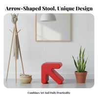 Creative Design Nordic Design Low Stool Easy to Clean Plastic Shoe Changing Stool Compact Plastic Shoe Bench Multi-Functional for Children, Families, Homeowners, Entryway, Hallway, Kid's Room, Bedroom