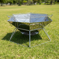 Briquette Grill with Carry Bag Convenient Portable Grill with Storage Bag for Campers, Backpackers, Picnics