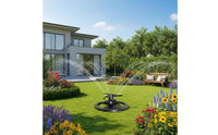 Wide Coverage 360 Degree Rotating Sprinkler Easy Setup 360 Degree Lawn Sprinkler Long-Lasting ABS Plastic